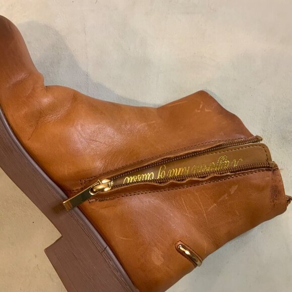 Franco Sarto Women's Bealy Ankle Bool Black size 6 Leather w/rubber sole - Picture 4 of 16